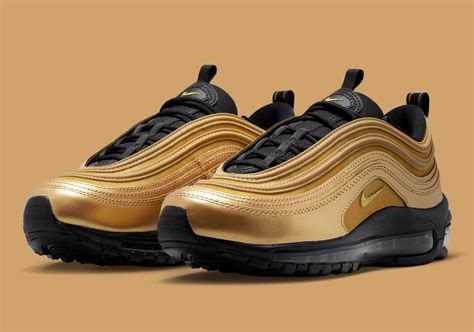 nike air max 97 zwart en goud metallic sneakers hld|nike air max 97 black and gold.